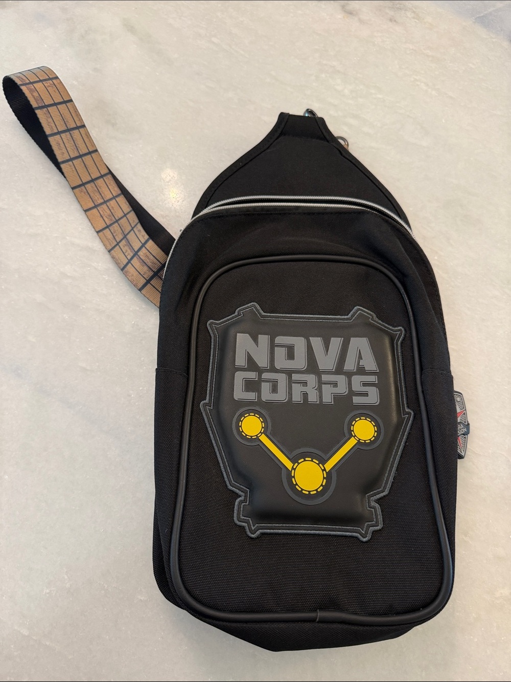 Nova corps Marvel Black Sling Bag - Branded Men’s Crossbody